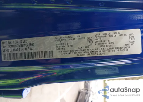 2020 Jeep Wrangler Unlimited Sport Altitude 4X4 из США, поврежденный, VIN 1C4HJXDM5LW320860